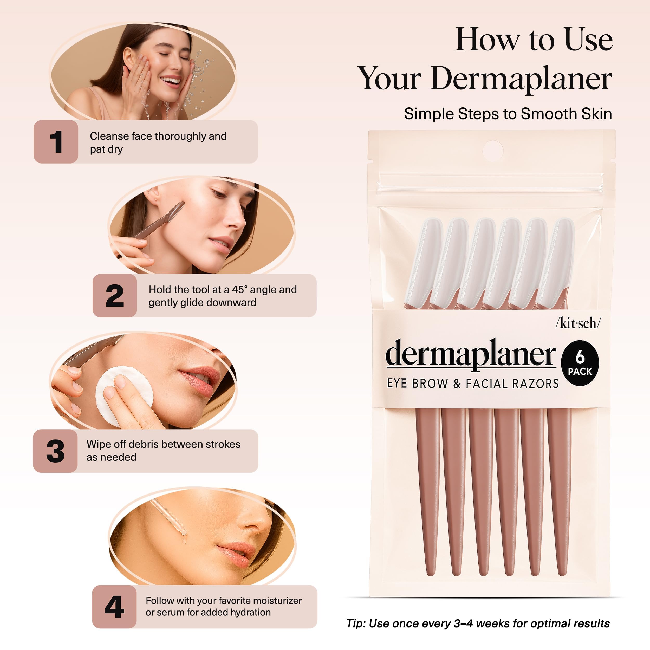 Regular use may refine texture and reduce the look of pores.