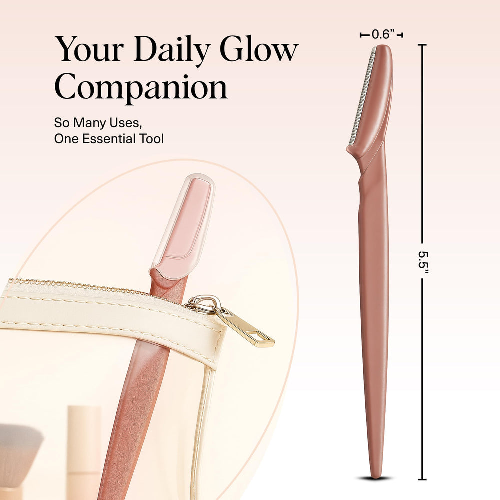 terracotta packaging of kitsch razor supports eco-conscious skincare.