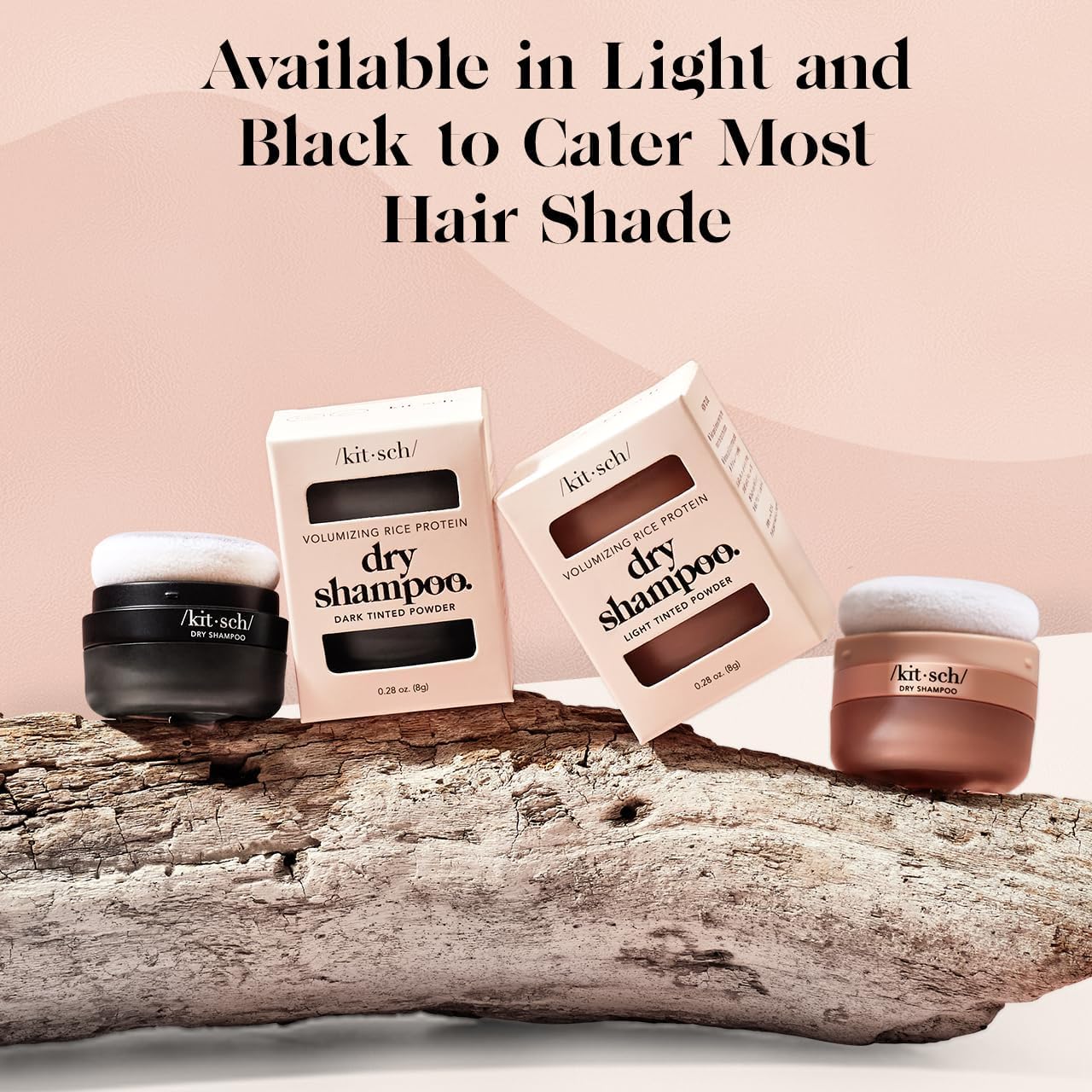 Kitsch Dry Shampoo Powder delivers instant lift and refreshed look during busy days.