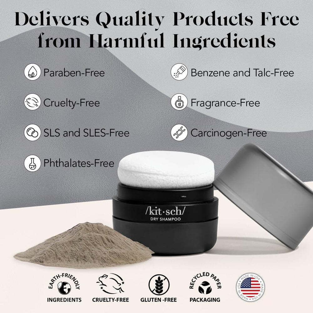 Kitsch fragrance-free unscented formula gentle for sensitive scalps