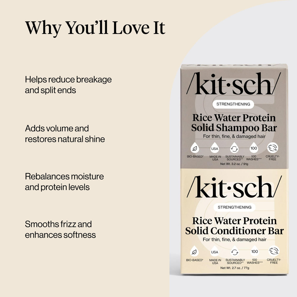Kitsch duo packaging showing balanced cleansing and conditioning