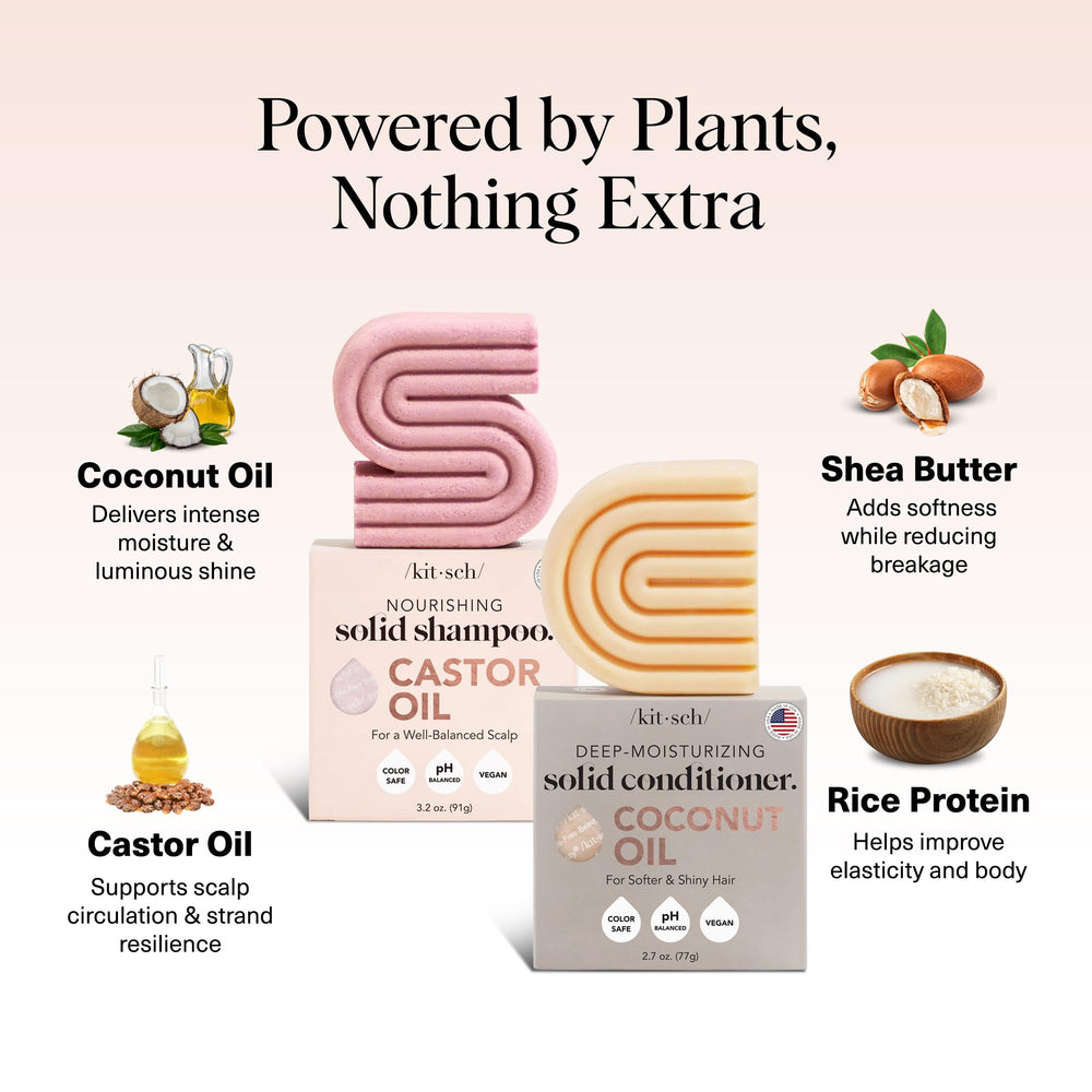 Kitsch eco-friendly packaging emphasizing plastic‑reduction in hair care