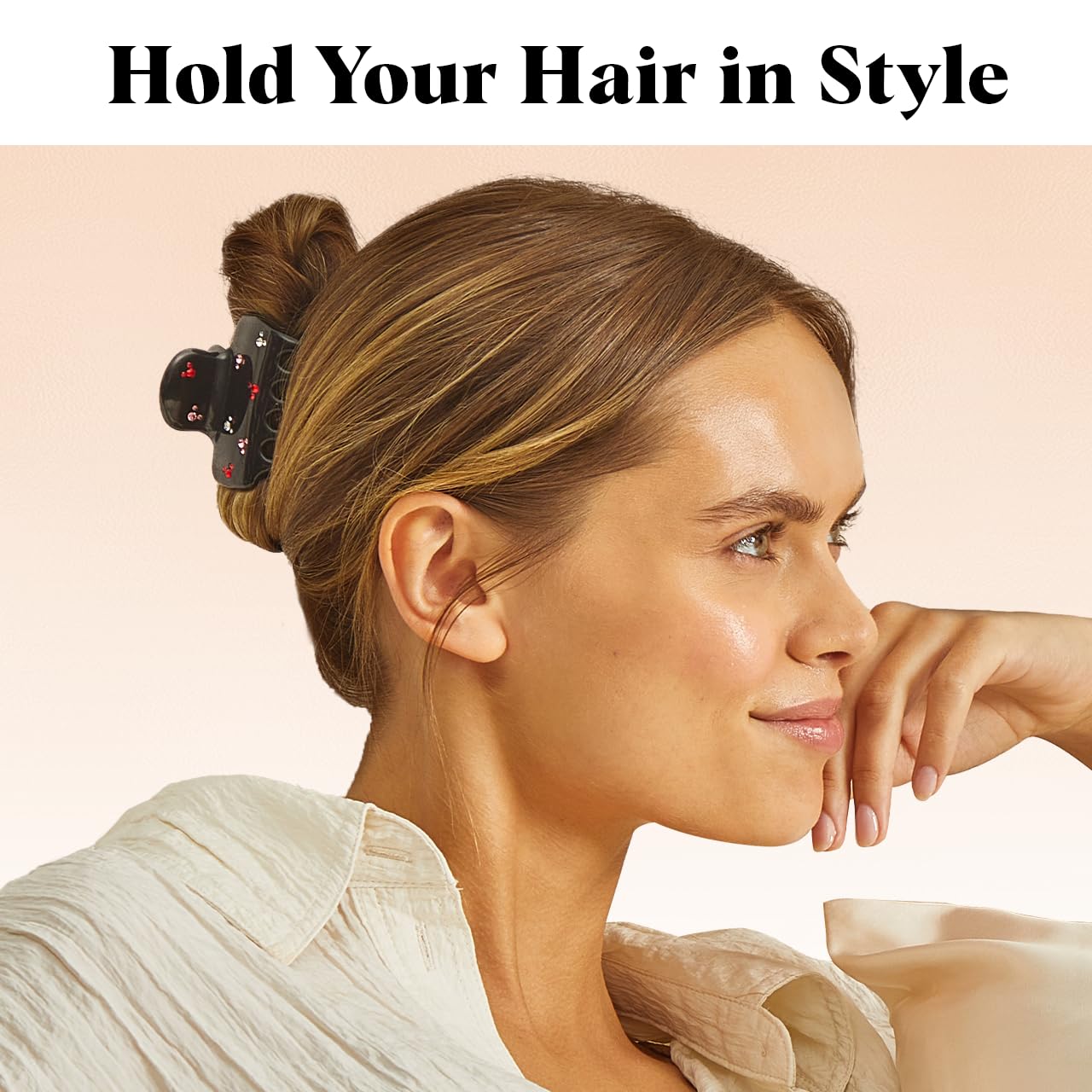 Kitsch fashionable black finish pairs with any outfit for daily glam