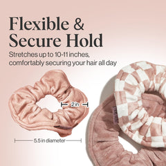 Kitsch fast-drying scrunchie demonstrates high absorbency reducing heat exposure