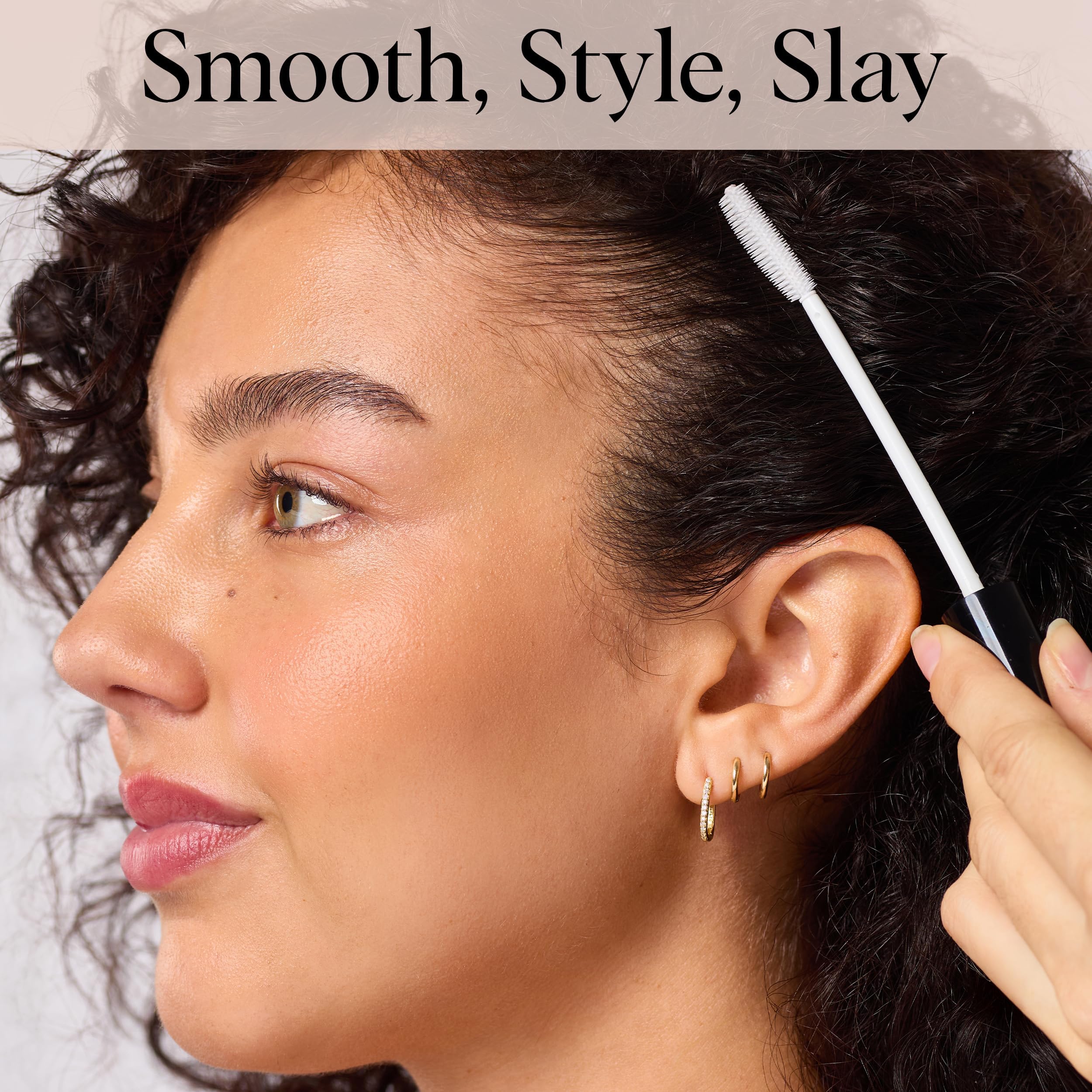 Kitsch Fly Away Stick gel close-up highlighting clear finish with no residue.