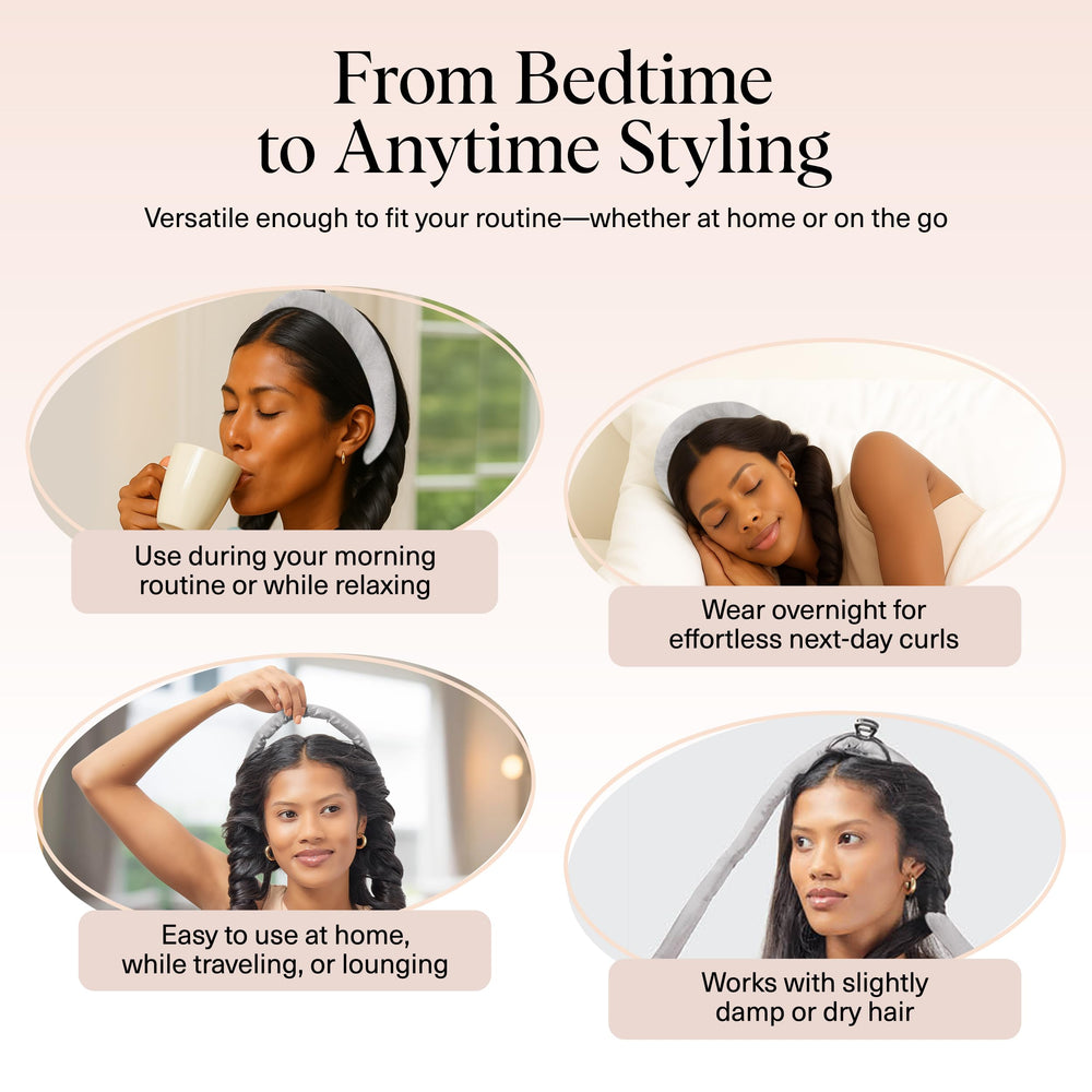 Kitsch frizz-free results from gentle heatless styling