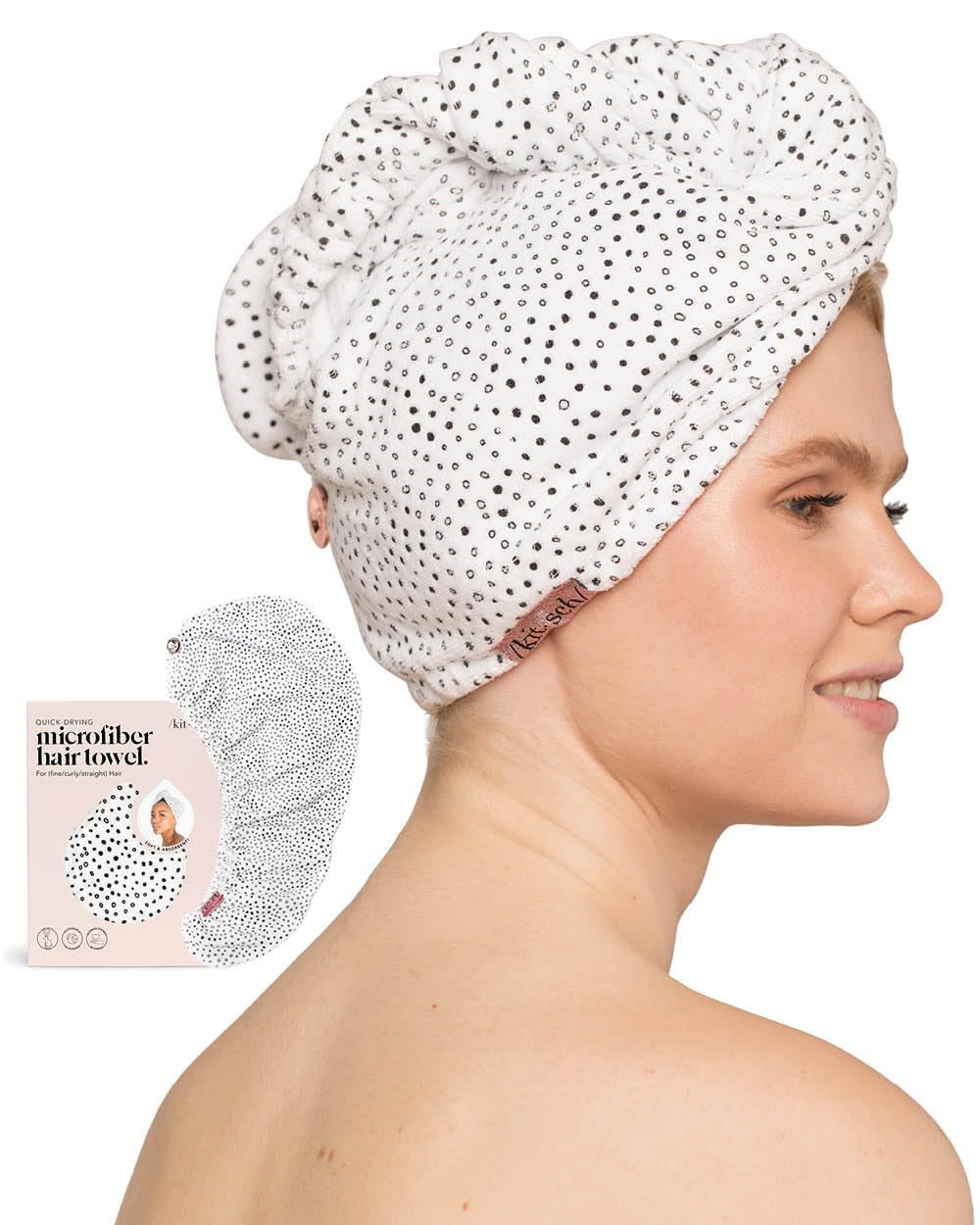 Kitsch gift-ready hair towel wrap ideal self-care gift