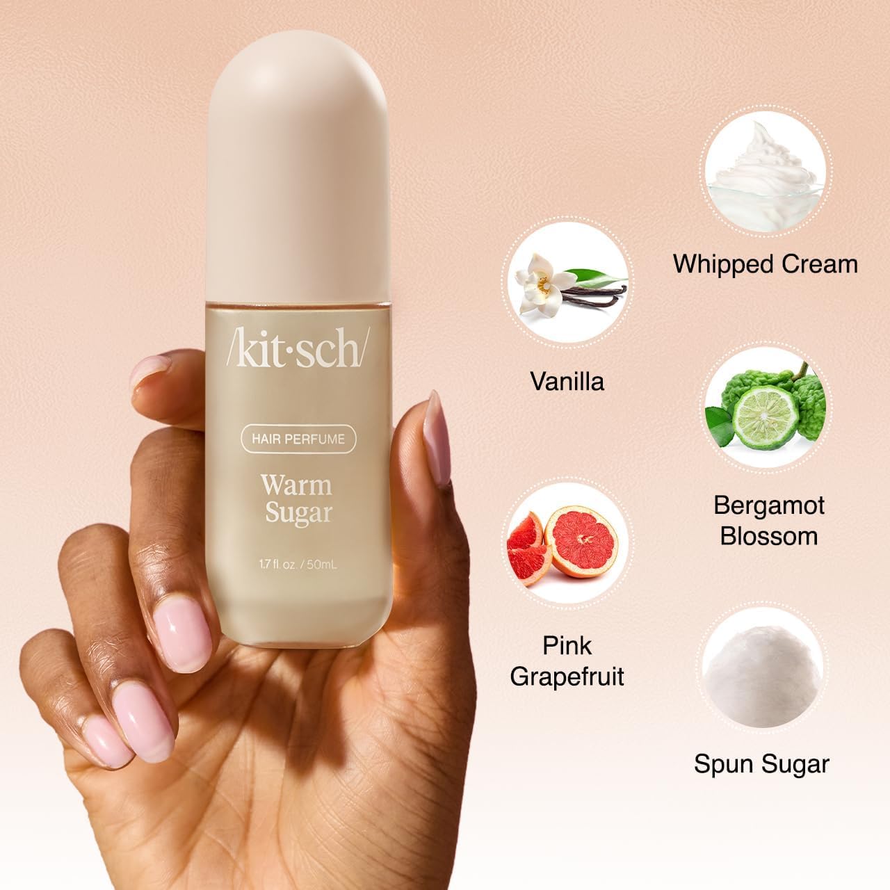 Kitsch Hair Perfume Body Mist use on skin and hair for quick refresh.