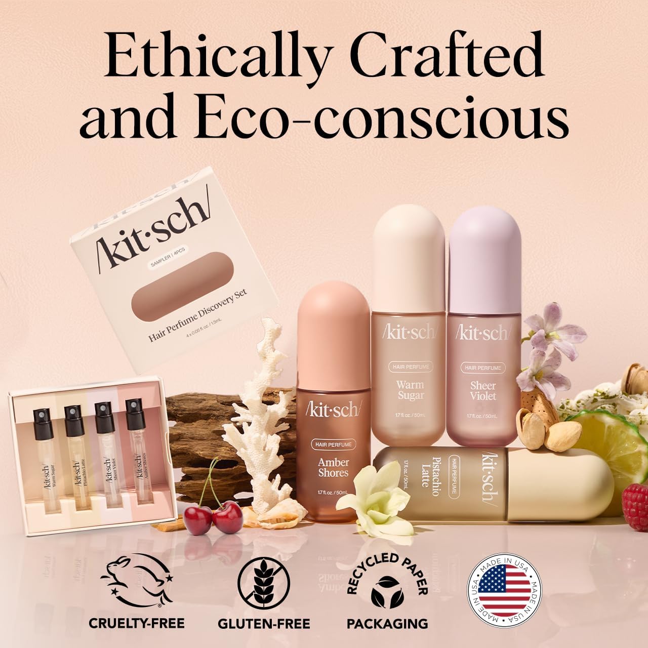 Kitsch on-the-go compact discovery set for quick scent refresh