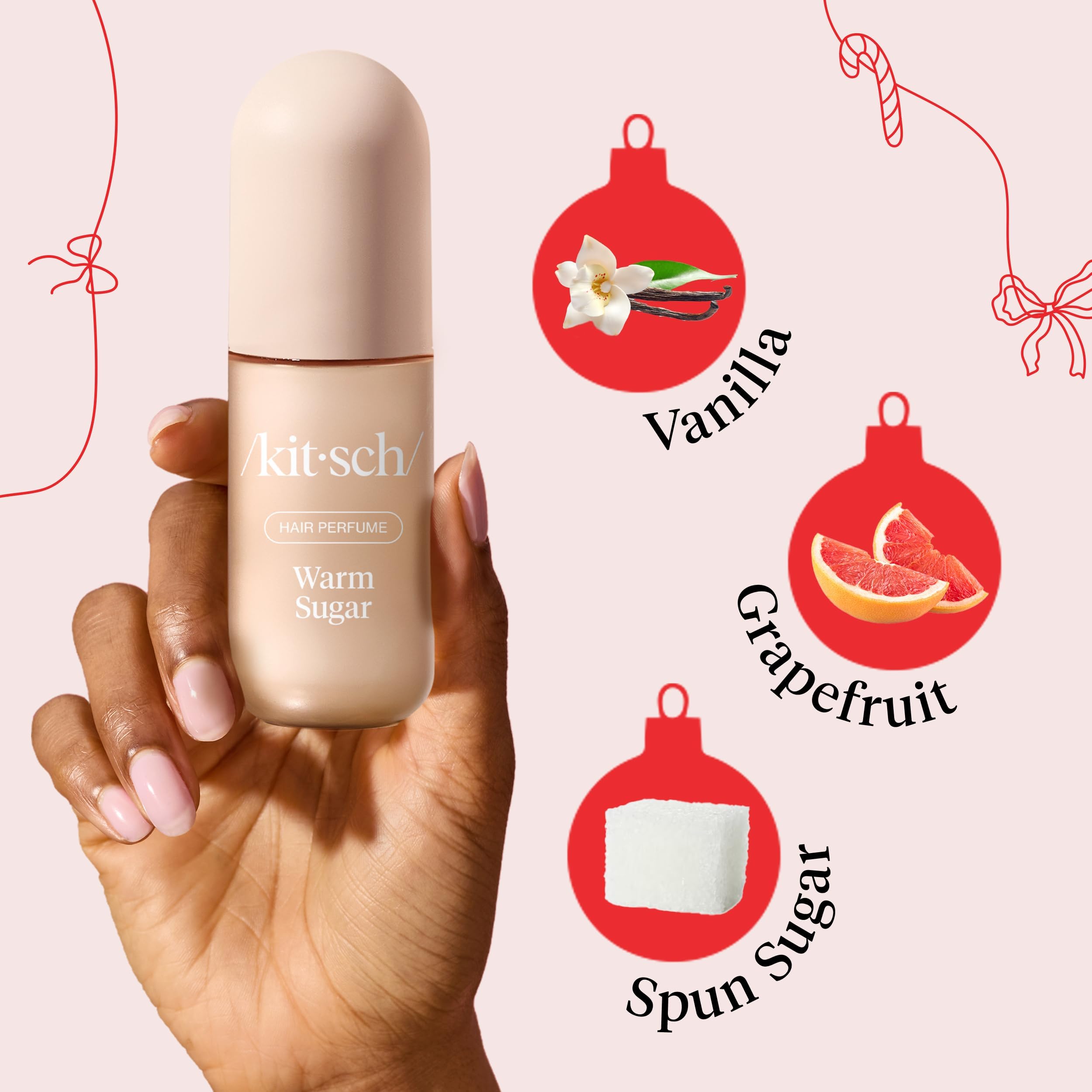 Kitsch Oak & Amber spray on skin or hair for layered scent
