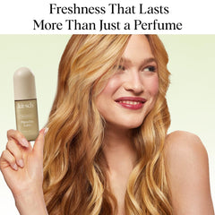 Kitsch Pistachio Latte body mist refreshes skin after workouts.