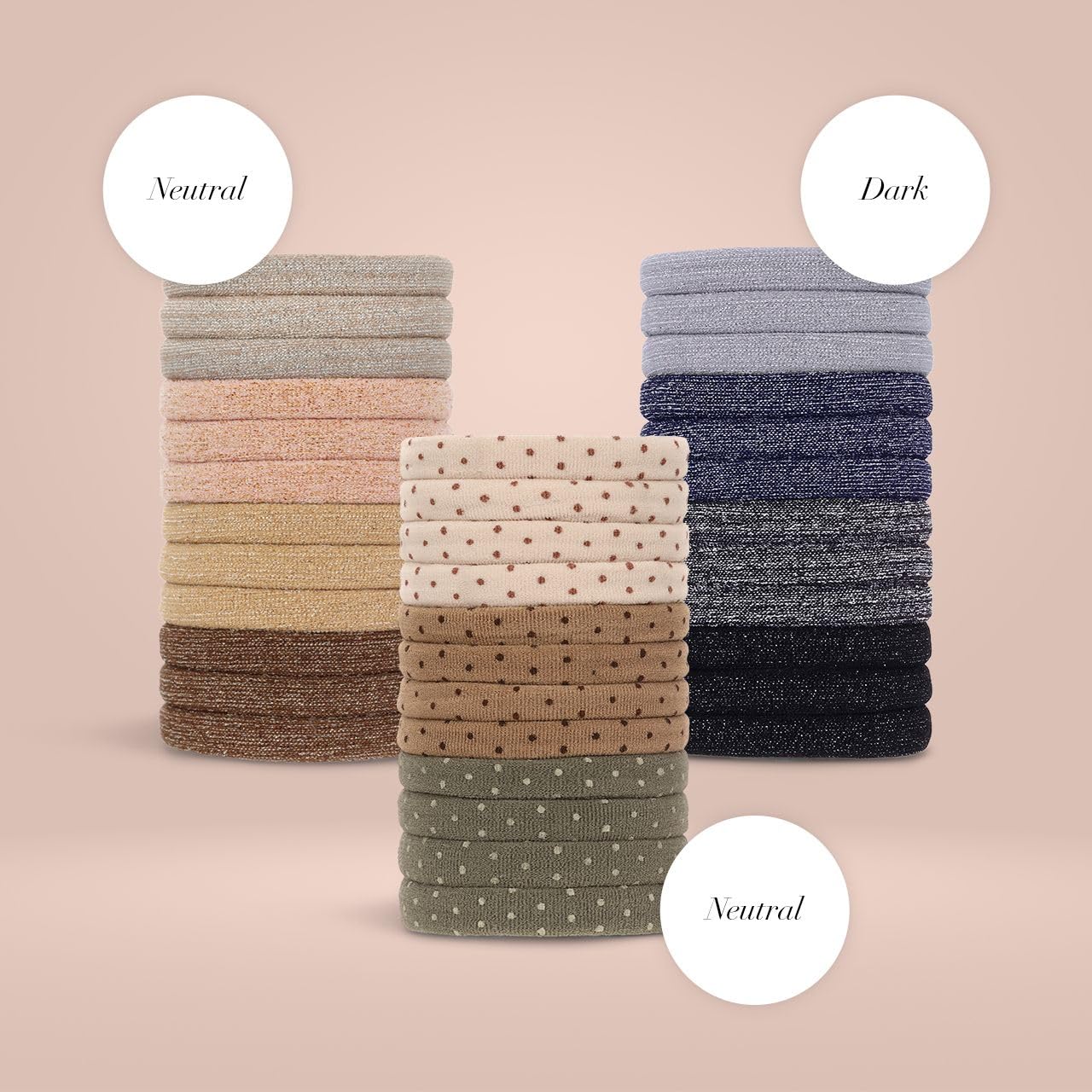 Kitsch Hair Ties ideal for updos and braids, shaping lasting styles