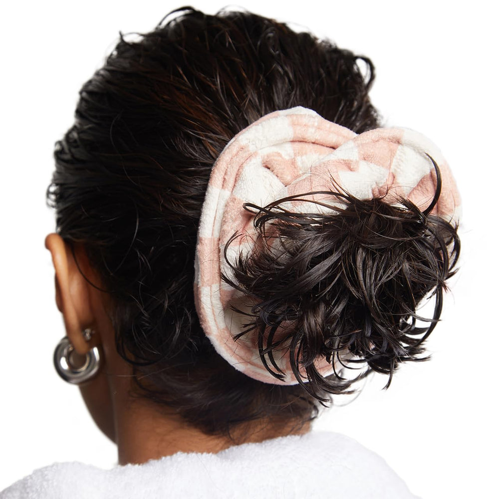 Kitsch hair towel scrunchie as wrist-drying option offers versatile use