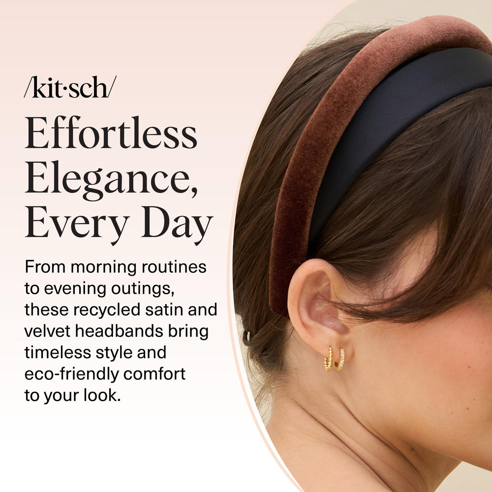 Kitsch headbands soft and lightweight for all-day comfort.