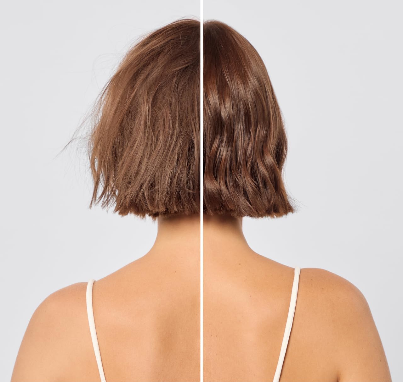 Kitsch spray highlights argan oil drops for soft, glossy hair.