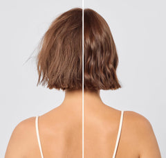 Kitsch spray highlights argan oil drops for soft, glossy hair.