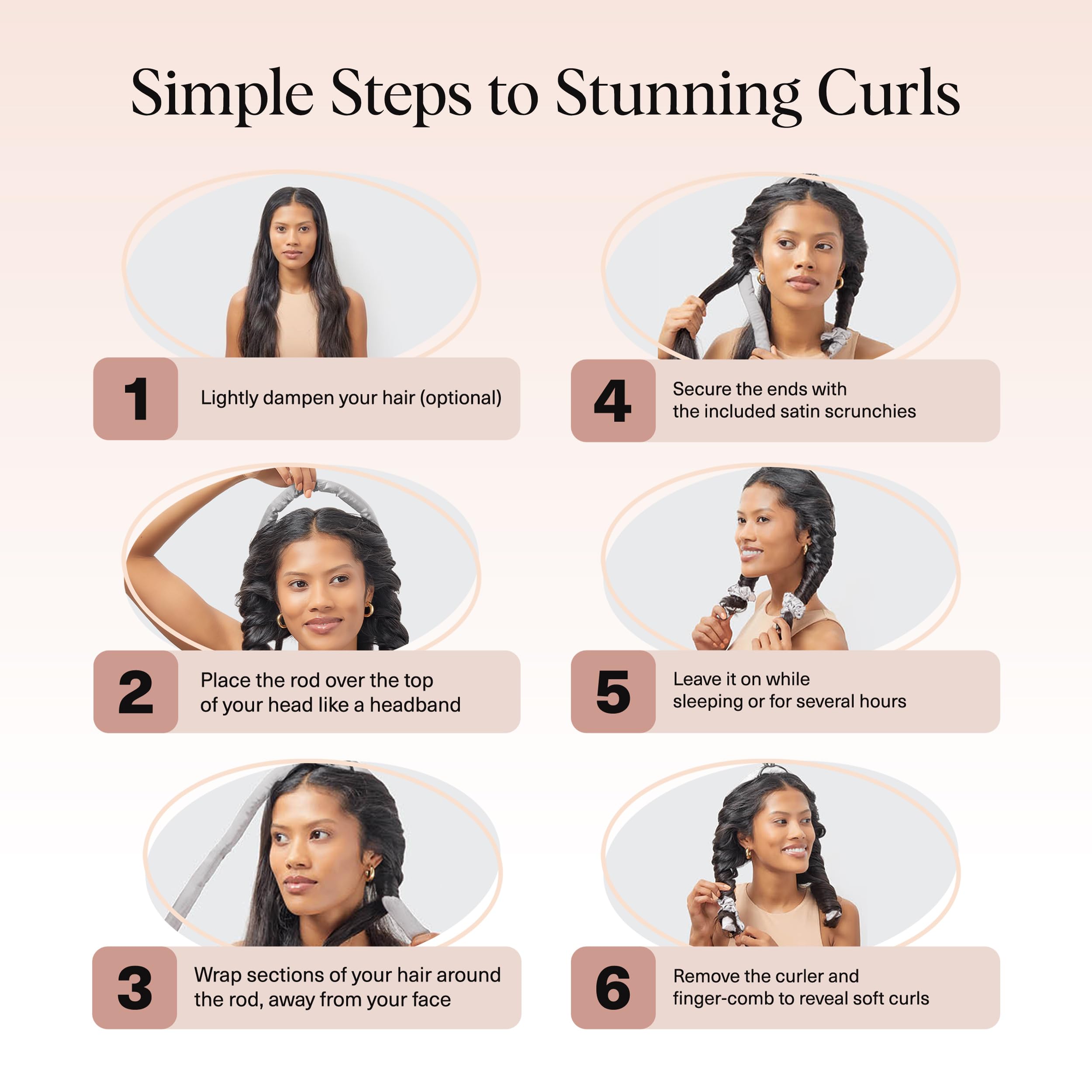 Kitsch holiday gift idea featuring heatless curling set