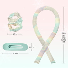 Kitsch satin scrunchies feature soft hold for frizz-free, dent-free hair