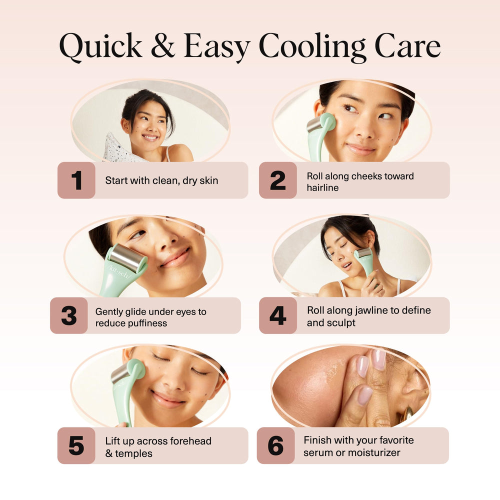 Kitsch Ice Roller after-shave cooling for irritated skin