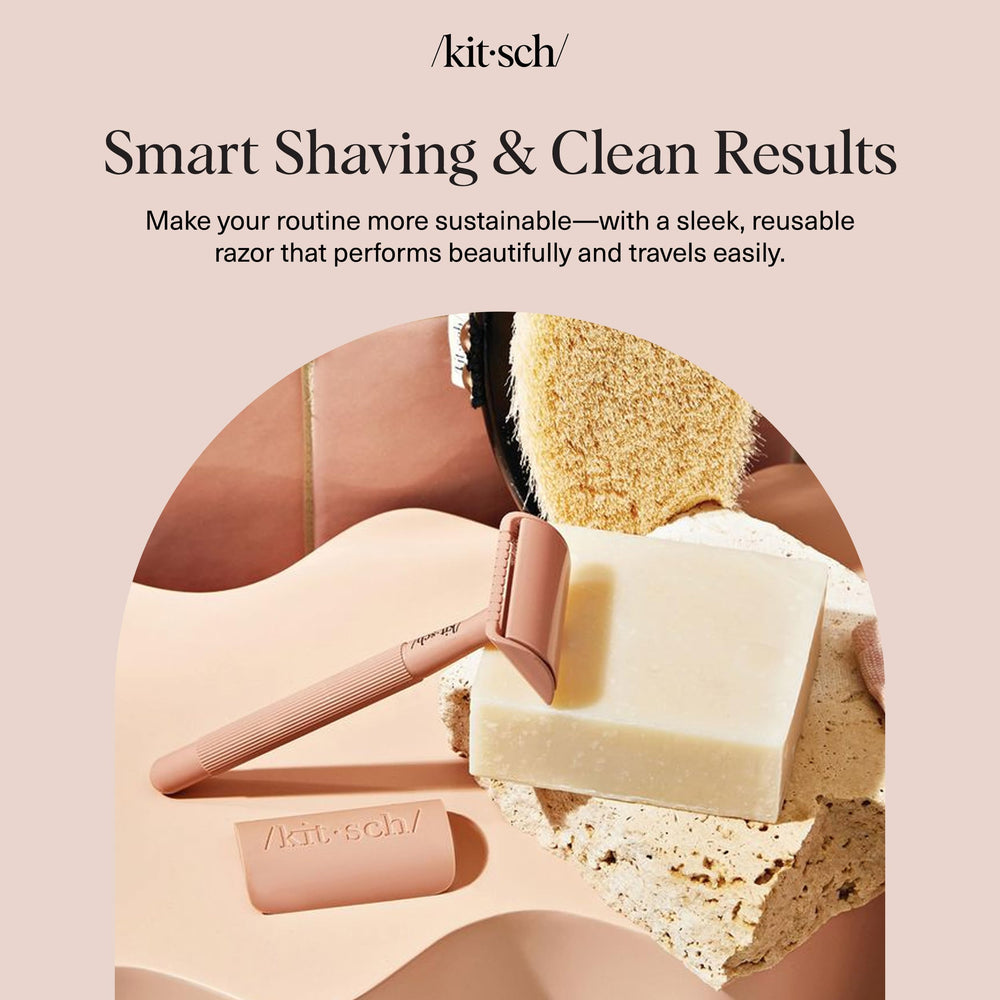 Kitsch long-metal-handle provides ergonomic grip for stable control
