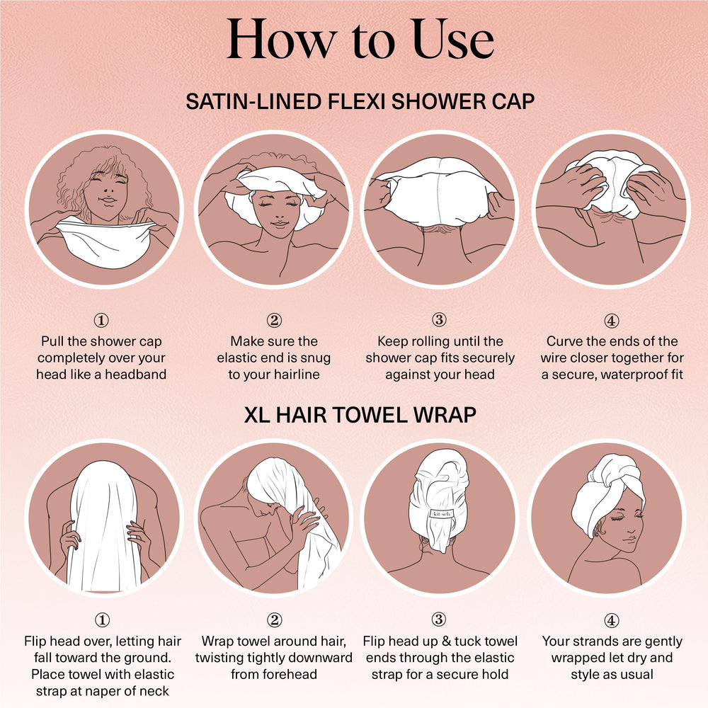 Kitsch Love & Comfort routine setup for everyday self-care.