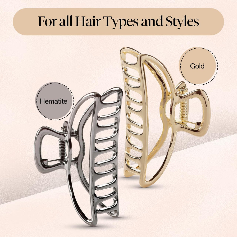 Kitsch metal hair clip travel-friendly compact design for on-the-go styles