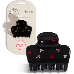Kitsch Mickey Minnie rhinestones hair claw in black for secure all-day wear