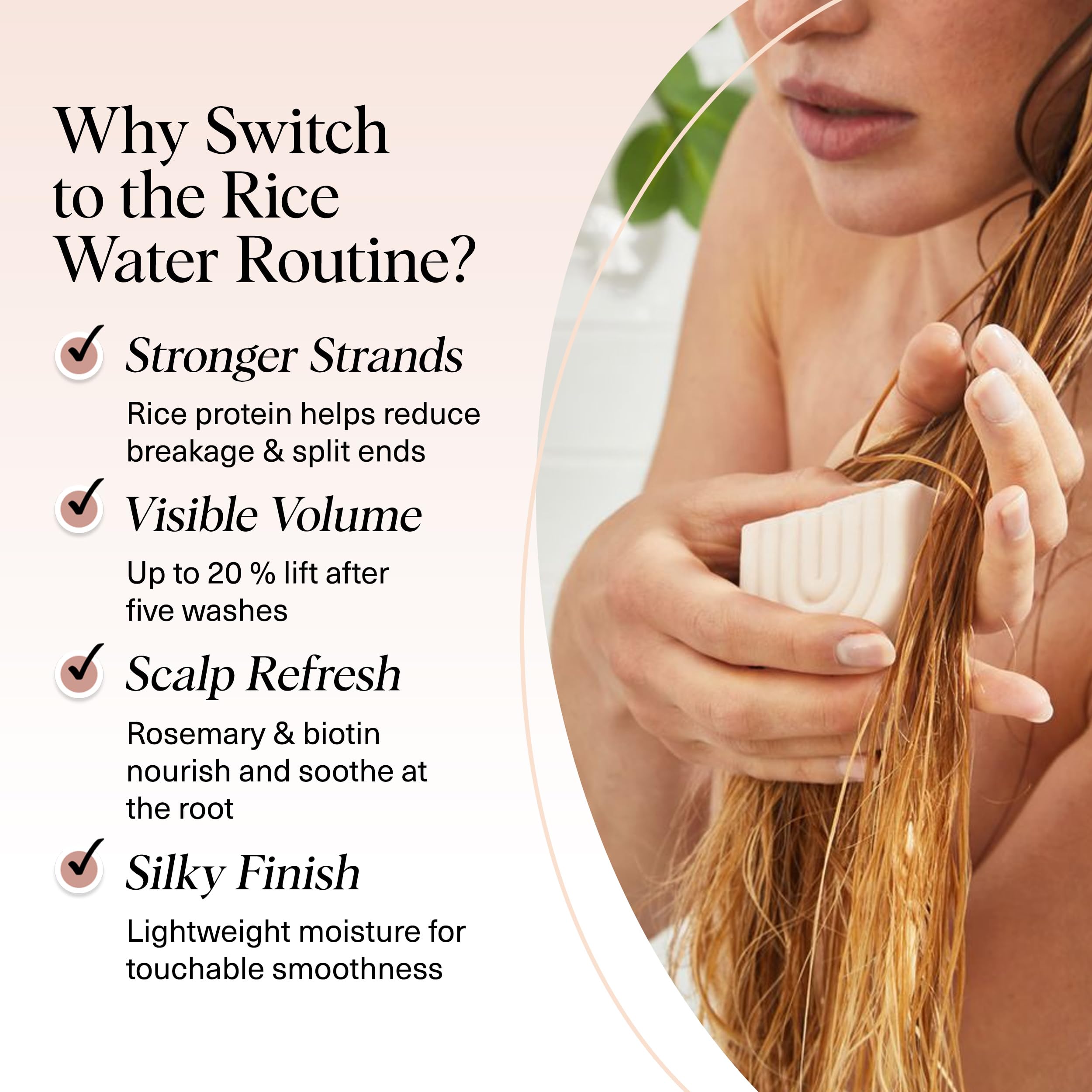 Kitsch Pre-Wash Scalp Serum bottle with rosemary and biotin promotes refreshed scalp.