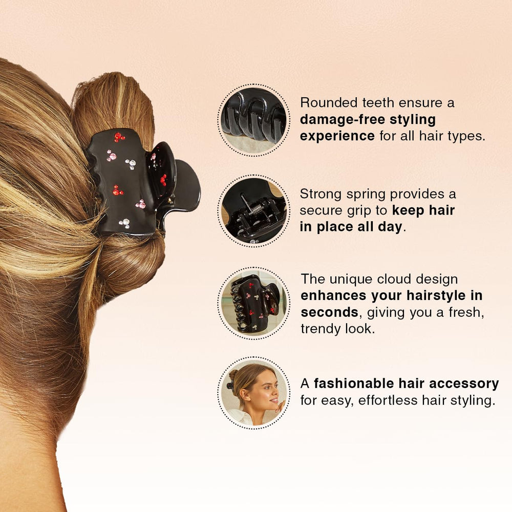 Kitsch recycled plastic clip shows lightweight durability for comfortable hair