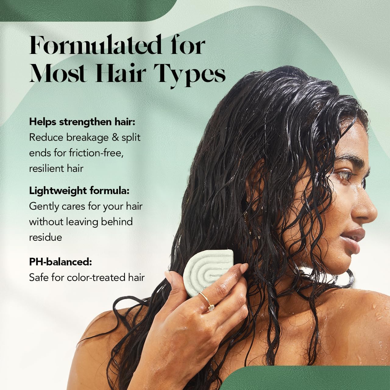 Kitsch Rosemary & Biotin Conditioner Bar boosts hair volume without heaviness.