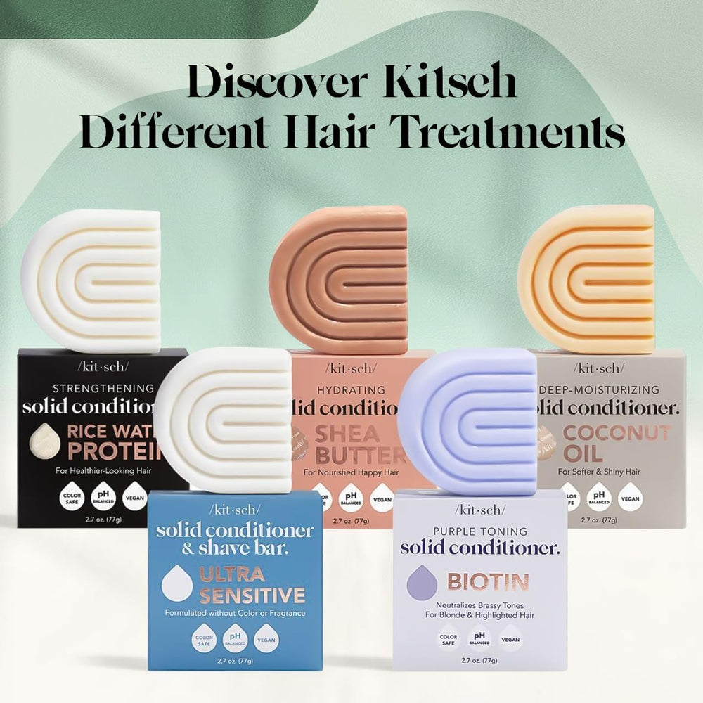 Kitsch Rosemary & Biotin Conditioner Bar is made in the USA for quality assurance.