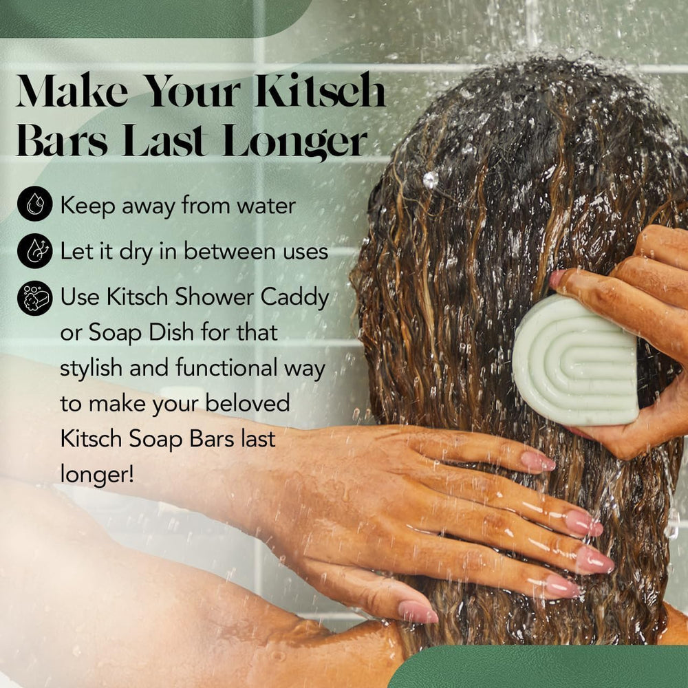 Kitsch Rosemary & Biotin Conditioner Bar is vegan and cruelty-free for clean beauty.