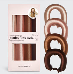 Kitsch Satin Hair Curler Rosewood overnight curls for heatless styling with gentle hold