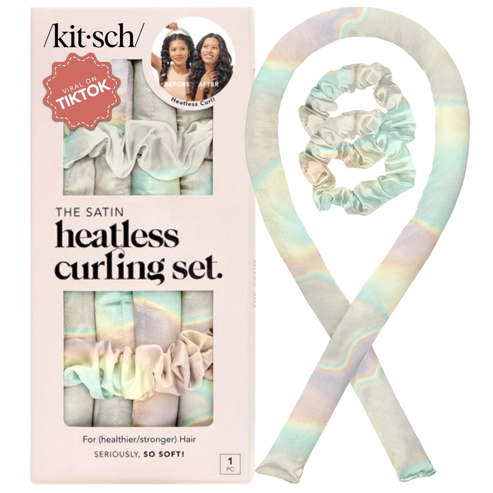 Kitsch satin heatless curler 34-inch ready for overnight curls without heat damage