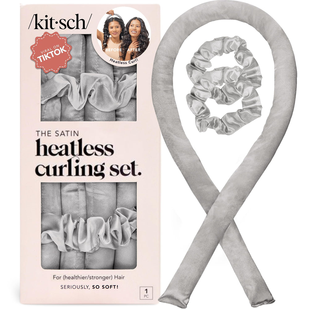 Kitsch satin heatless curler 34inch ready for overnight curls without heat damage