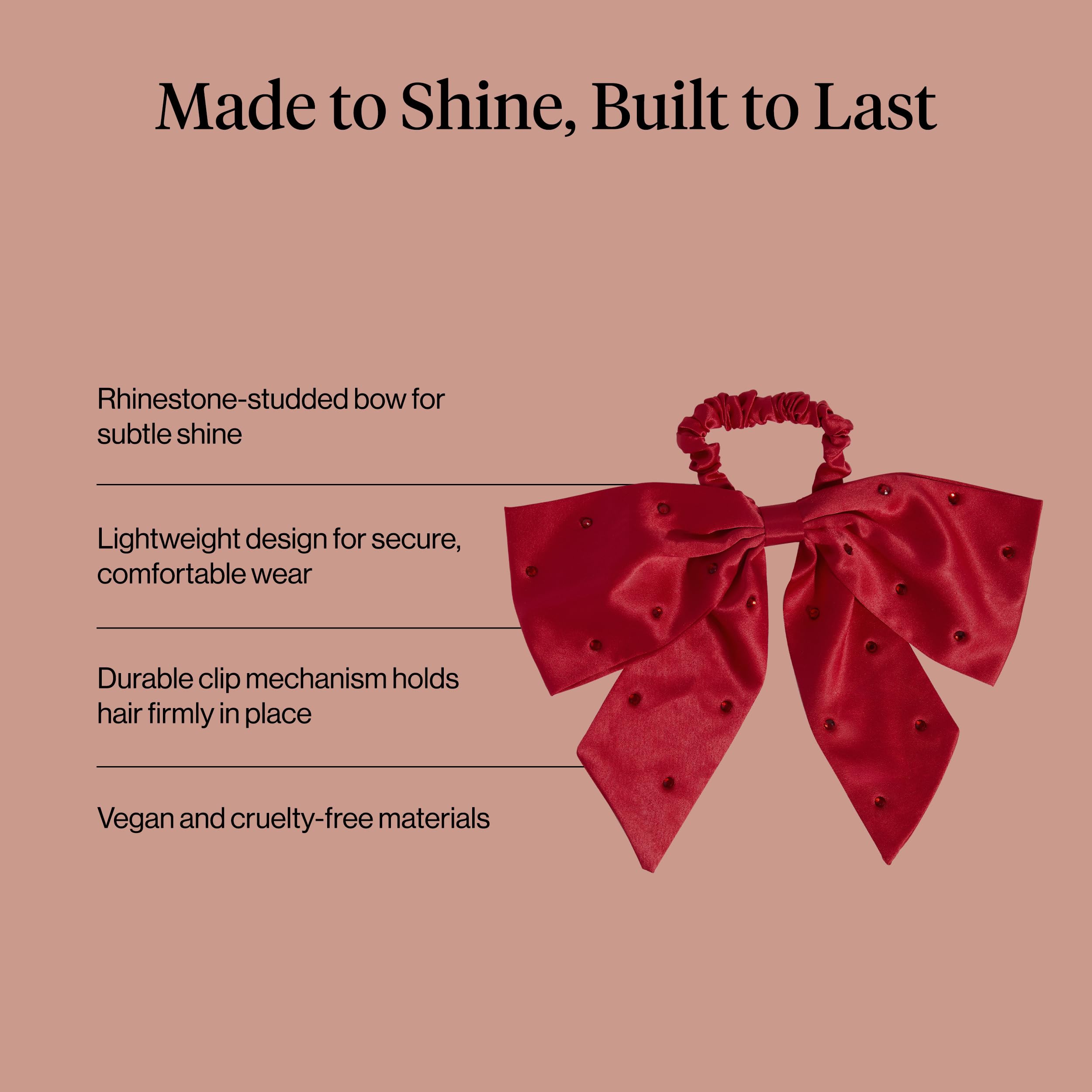 Kitsch satin scrunchies elegant bling adds chic detail to outfits.
