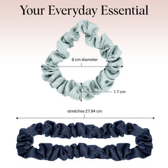 Kitsch Garden Bouquet scrunchies worn on wrist as a stylish daily accessory.