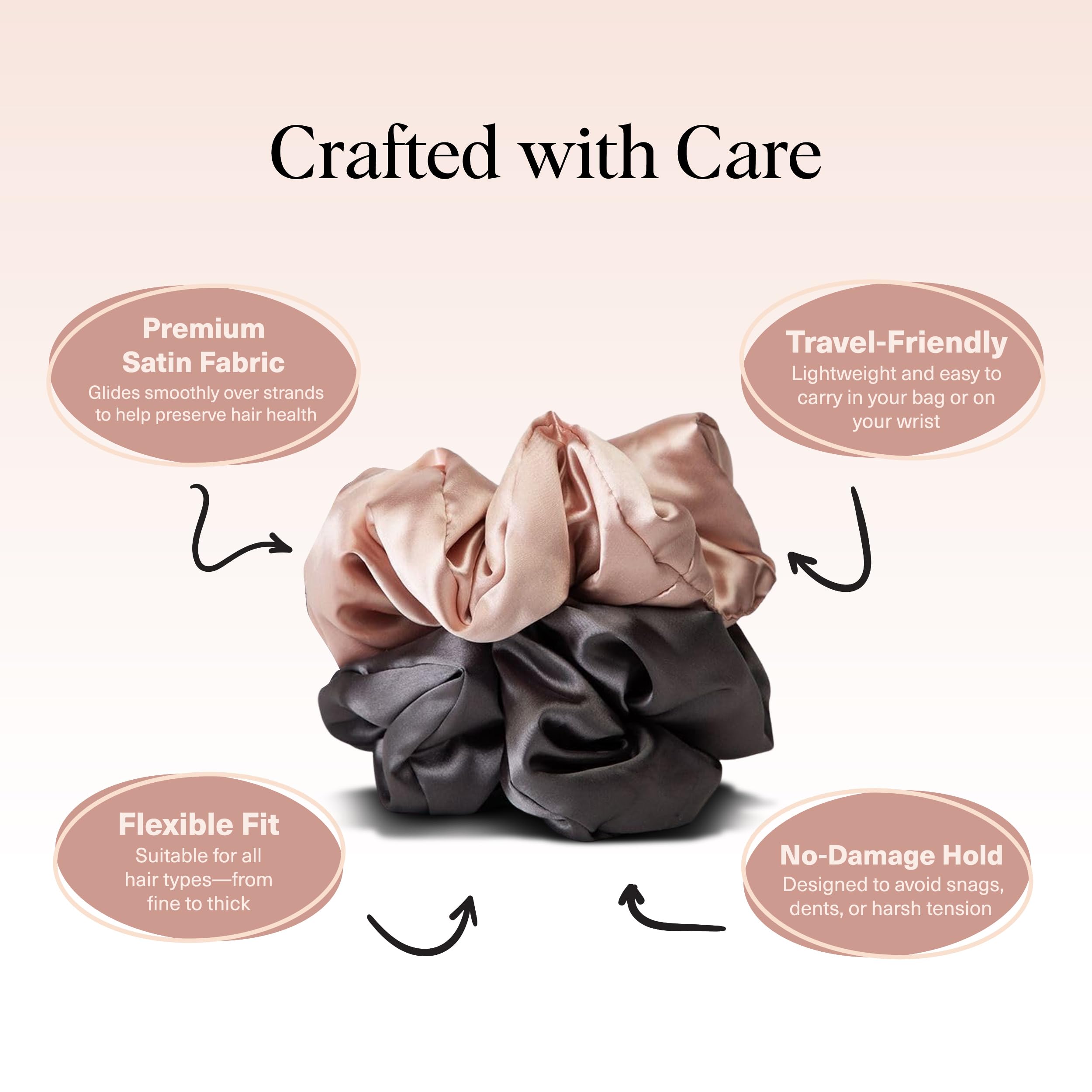 Kitsch satin scrunchies gift box ready for gifting