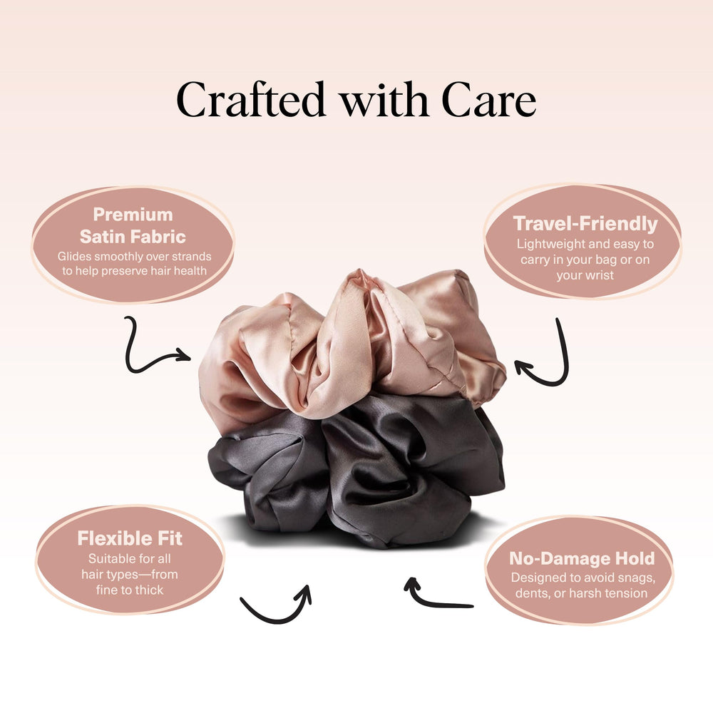 Kitsch satin scrunchies gift box ready for gifting