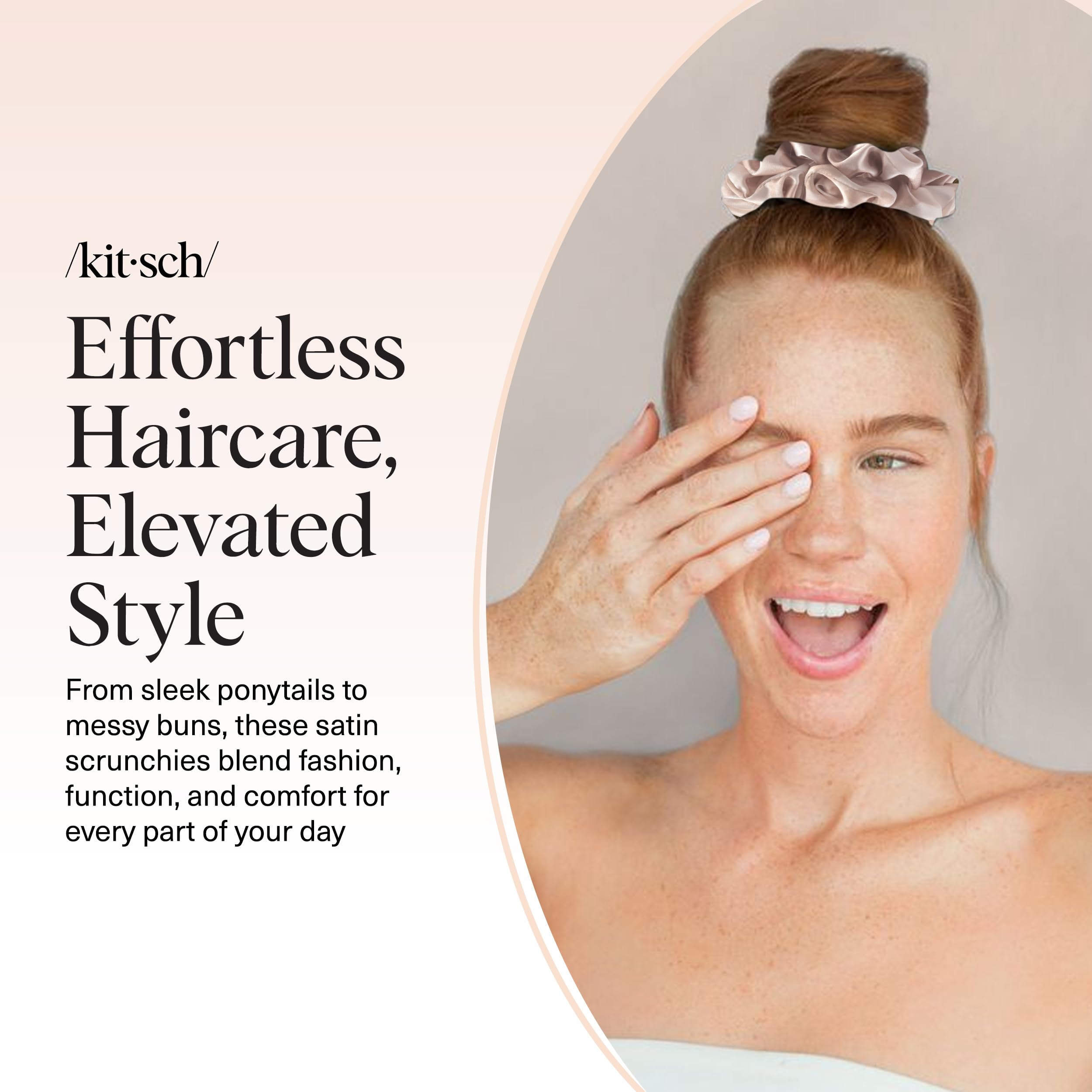 Kitsch satin scrunchies gift-ready packaging ideal stocking stuffer