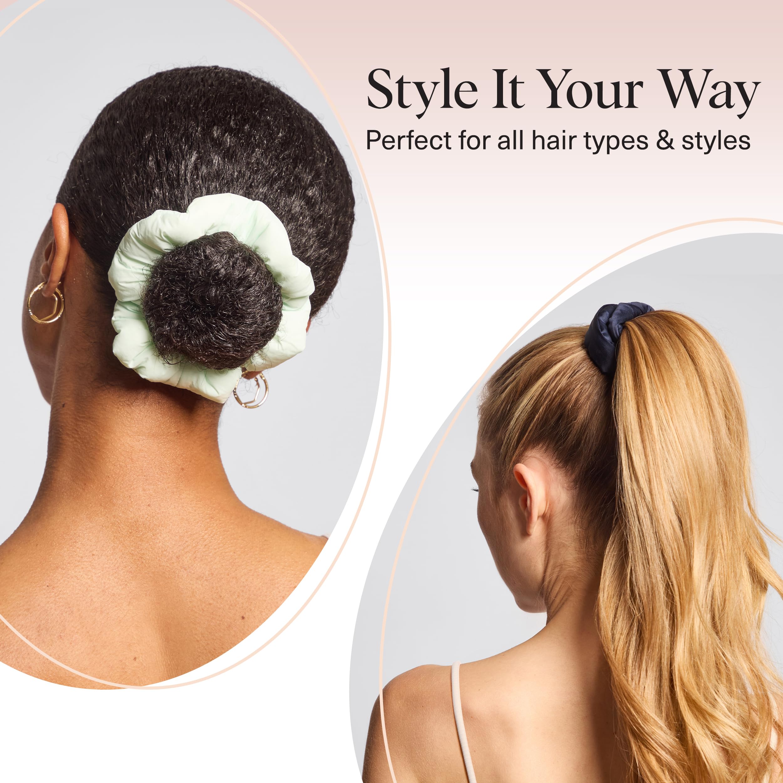 Kitsch scrunchies on-the-go layout highlights travel-friendly hair accessory.