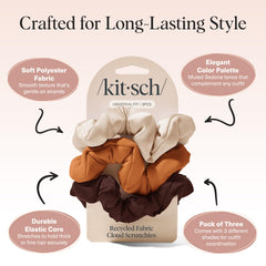 Kitsch Sedona scrunchies bun, comfortable roomy grip for chic messy buns