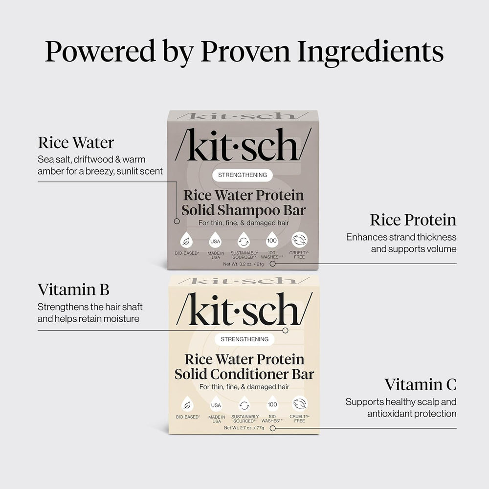 Kitsch shampoo-bar lather on wet hair demonstrates cleansing action and revitalizing feel.