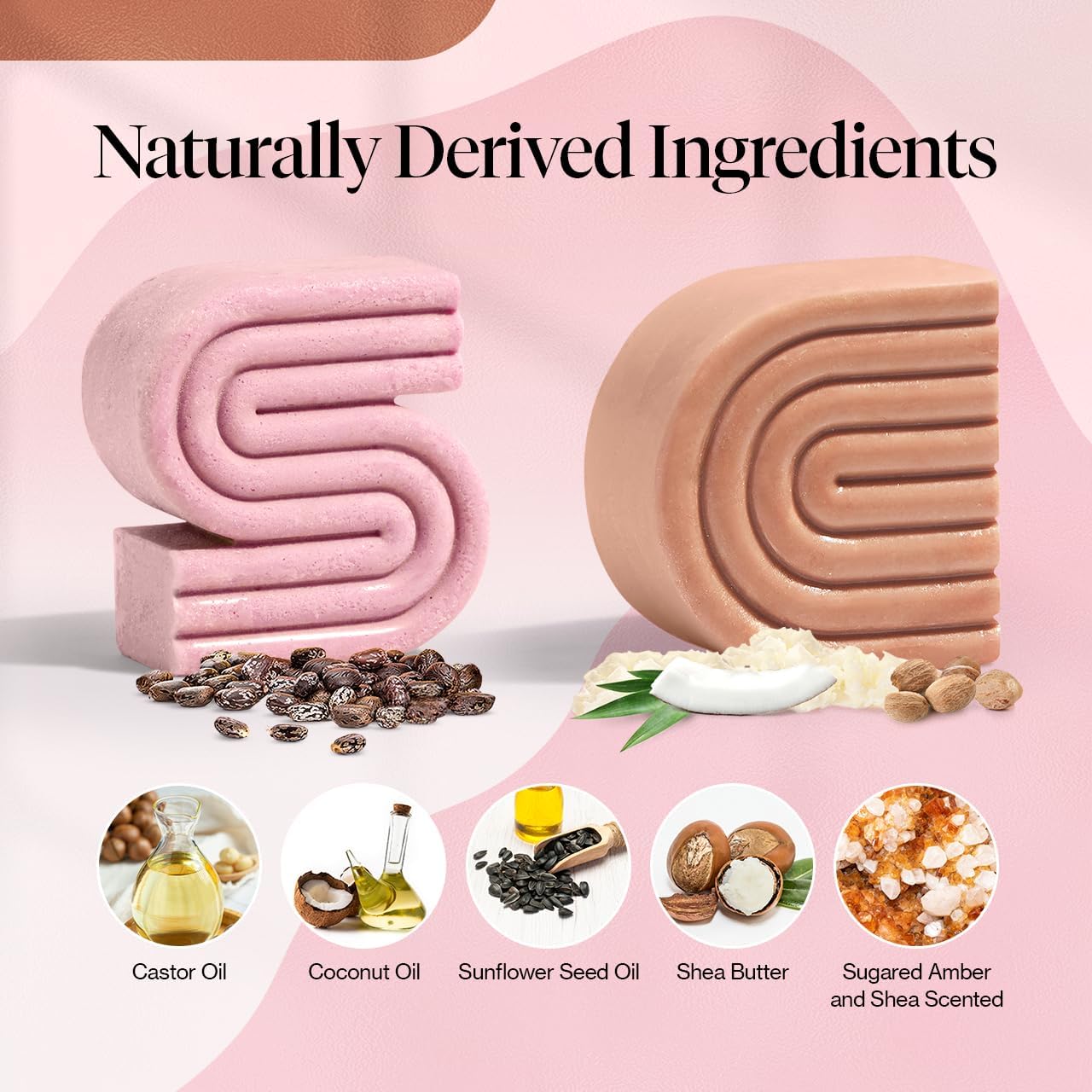 Kitsch Shea Butter Conditioner Bar application closeup highlights deep hydration and frizz control.