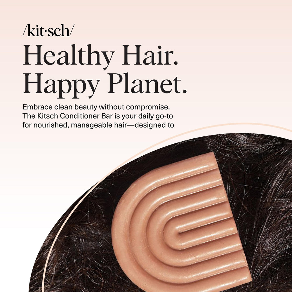 Kitsch Shea Butter Conditioner Bar made in USA for quality hair care.