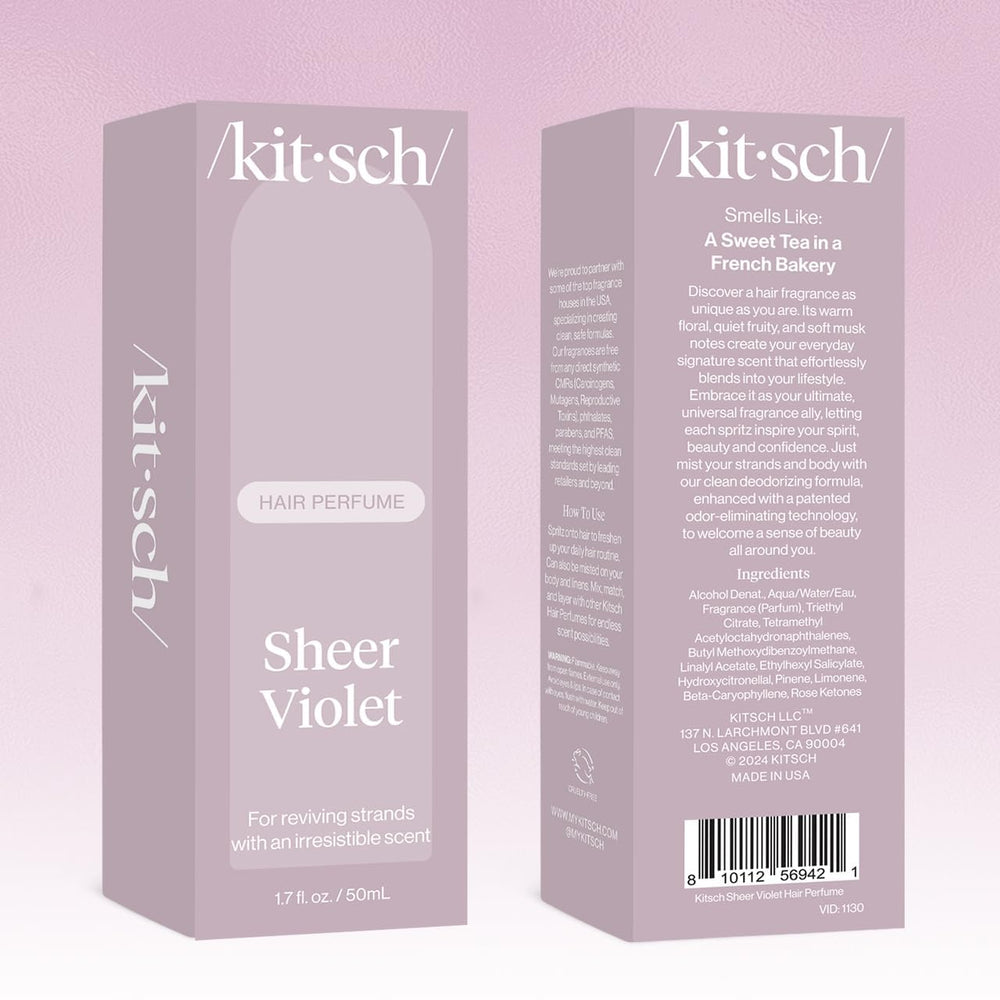 Kitsch Sheer Violet gift-ready box for self-care gifting.