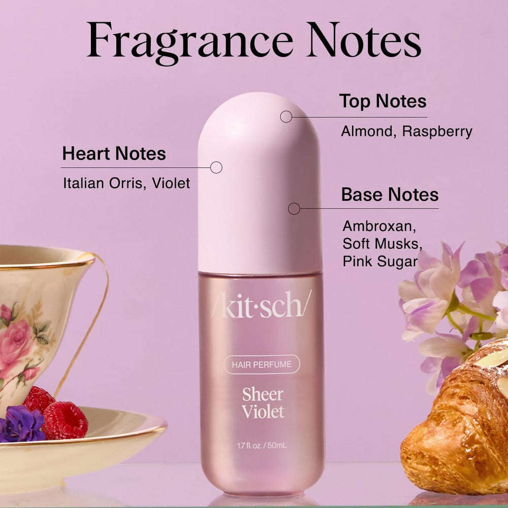 Kitsch Sheer Violet in gym bag demonstrates odor-eliminating tech at work.