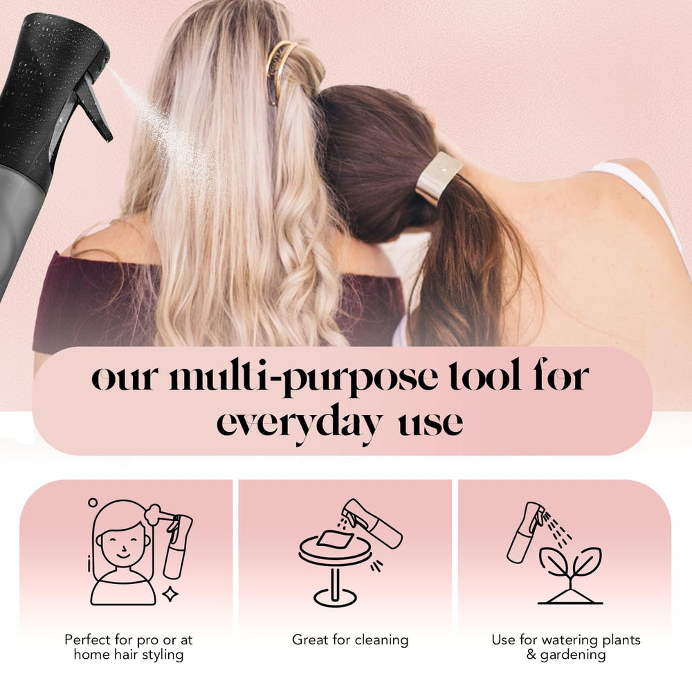 Kitsch light-cleaner spray bottle helps quick cleanups and rituals.