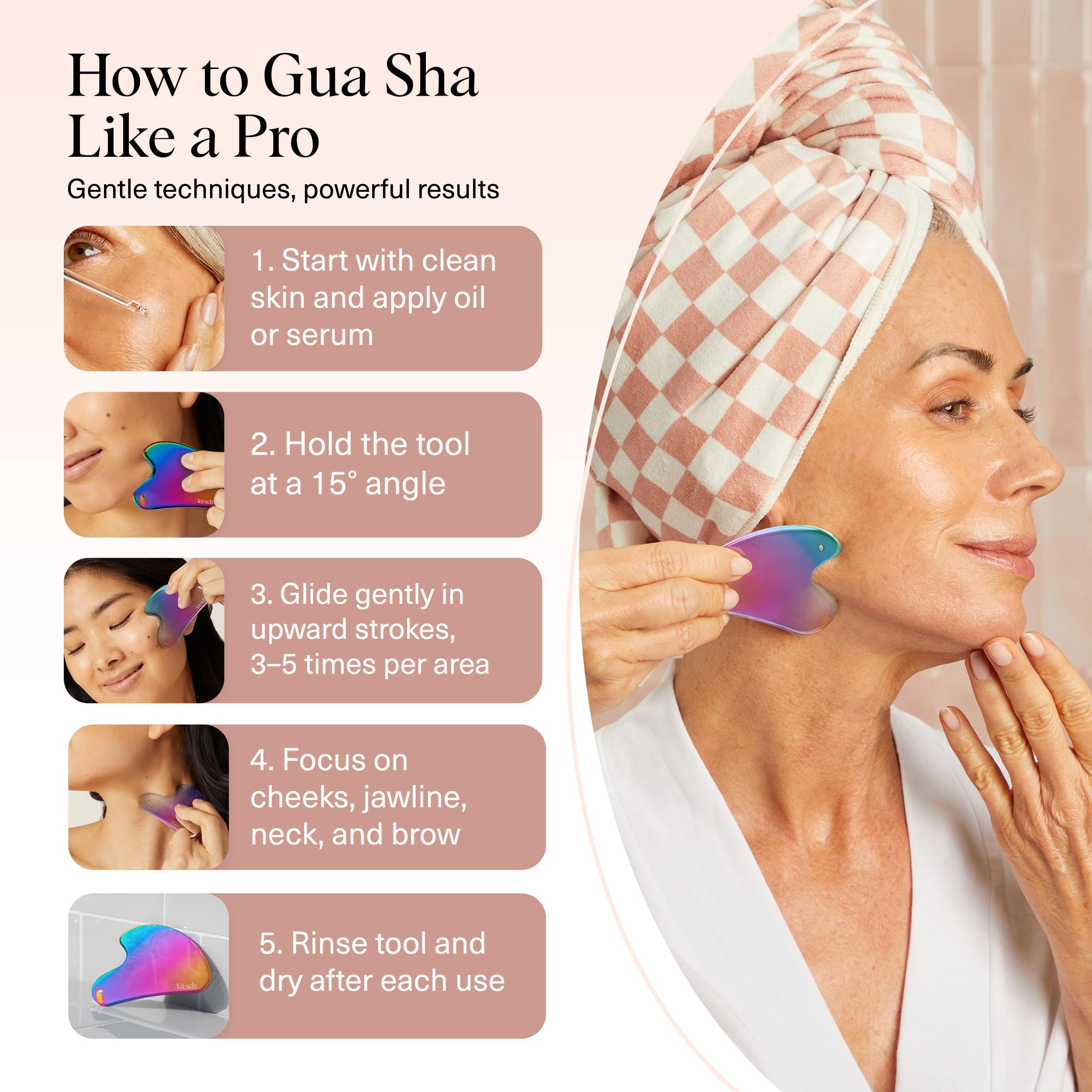 Kitsch gua sha makes a thoughtful gift for skincare lovers and self-care enthusiasts