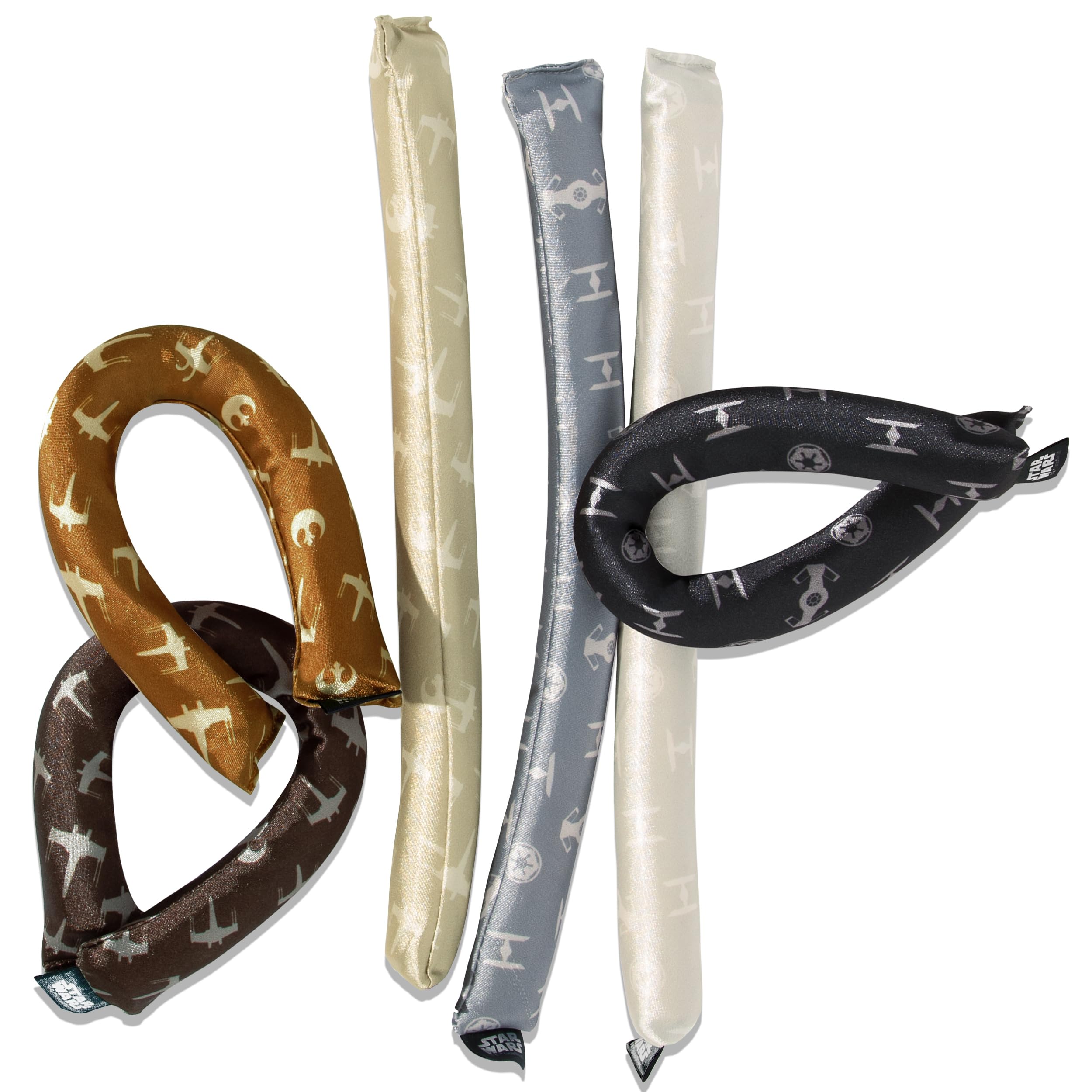 Kitsch satin curler promotes frizz-free mornings with a cool satin touch.